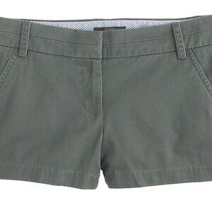 J CREW  3" CHINO SHORT,  SIZE 12, DARK GREY